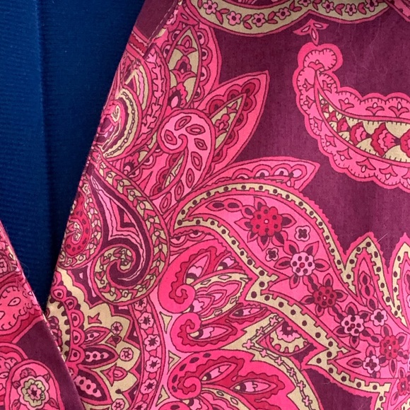 Jones New York Collection Paisley Button Blouse - Picture 4 of 4